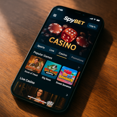 Spybet Casino - Mobilní verze pro iOS a Android - Responzivní design
